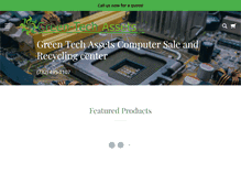 Tablet Screenshot of greentechassets.com